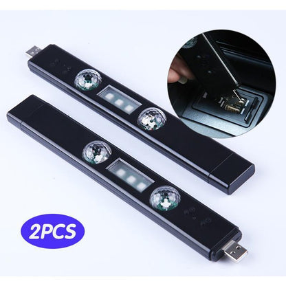 A16-GCYS- Wireless Car Interior Ambient Lights- Chargeable USB -star pattern and warm light 2in1-Led Star Decoration Light for Car & Room