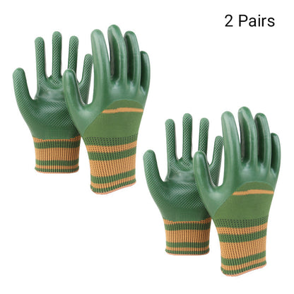 🎁 Rubber Coated Work Gloves with Knit Wrist Cuff